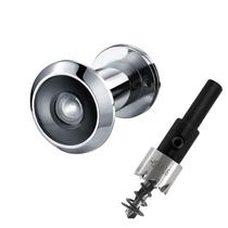 Porta Peephole TOGU 220 Broca de 16 mm em latão sólido cromada