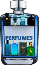 Porta Perfume Prateleira Organizadora e Expositora de Perfumes Azul MDF