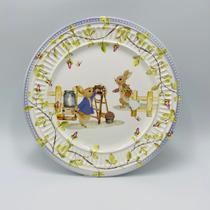 Porta Petit Four com pé Casa Del Páscoa 20cm - Scalla 1ª Linha Porta Petit Four com pé Casa Del Páscoa 20cm - Scalla 1ª Linha