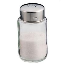 Porta Pimenta Ou Sal De Vidro Utensilio Com Tampa Inox Euro