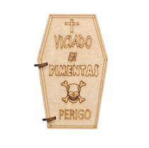 Porta Pimenta Sinistro Em Mdf Decorativo