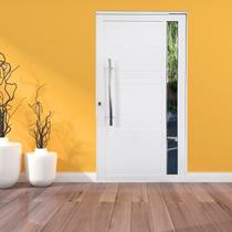 Porta Pivotante de Alumínio 210 X 100cm com Vidro Linha 30 Direita Esquadrias Bergamo