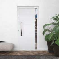 Porta Pivotante de Alumínio 210 X 120cm com Puxador e Vidro Veneza Esquadrias Bergamo