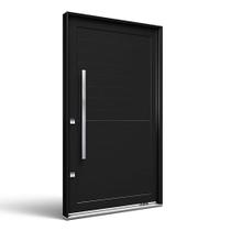 Porta Pivotante de Aluminio com Puxador de 1 metro 225x130 Lucasa Aluminio