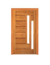 Porta Pivotante Horizontal com Visor Duplo - Madeira Maciça - Angelim Porta Pivotante Horizontal com Visor Duplo - Madeira Maciça - Angelim