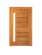 Porta Pivotante Horizontal com Visor - Madeira Maciça - Angelim Porta Pivotante Horizontal com Visor - Madeira Maciça - Angelim