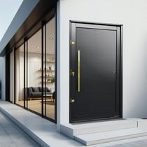 Porta Pivotante Lambril com Puxador Elite 240x150 Abertura Direita Porta Pivotante Lambril com Puxador Elite 240x150 Abertura Direita