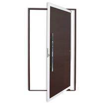 Porta Pivotante Lambril com Puxador Super 210cm x 100cm Brimak Abertura Esquerda Mix Corten Porta Pivotante Lambril com Puxador Super 210cm x 100cm Brimak Abertura Esquerda Mix Corten