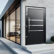 Porta Pivotante Lambril Evolution com Puxador Elite 216x100cm Abertura Direita Porta Pivotante Lambril Evolution com Puxador Elite 216x100cm Abertura Direita