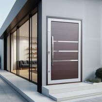 Porta Pivotante Lambril Evolution com Puxador Elite 216x100cm Abertura Direita Porta Pivotante Lambril Evolution com Puxador Elite 216x100cm Abertura Direita