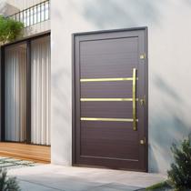 Porta Pivotante Lambril Evolution com Puxador Elite 216x130cm Abertura Esquerda Porta Pivotante Lambril Evolution com Puxador Elite 216x130cm Abertura Esquerda