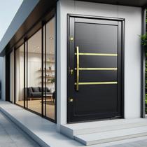 Porta Pivotante Lambril Evolution com Puxador Elite 240x130 Abertura Direita Porta Pivotante Lambril Evolution com Puxador Elite 240x130 Abertura Direita