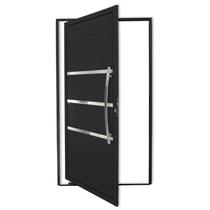 Porta Pivotante Lambril Evolution com Puxador Super 210cm X 100cm Brimak Abertura Direita