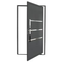 Porta Pivotante Lambril Evolution com Puxador Super 210cm X 100cm Brimak Abertura Esquerda Porta Pivotante Lambril Evolution com Puxador Super 210cm X 100cm Brimak Abertura Esquerda
