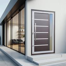 Porta Pivotante Lambril Miraggio com Puxador Elite 240x150 Abertura Direita