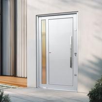 Porta Pivotante Lambril Visione com Puxador Elite 216x120 Abertura Esquerda