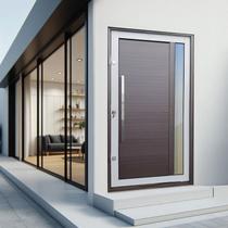 Porta Pivotante Lambril Visione com Puxador Elite 240x130 Abertura Esquerda