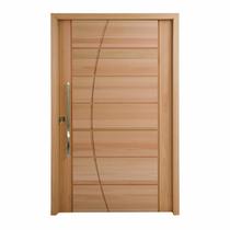 Porta Pivotante Maciça 214x107cm Eucalipto PM93 Seleta Cruzeiro Portas