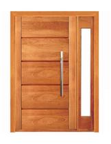 Porta Pivotante Mil com Visor Lateral - Madeira Maciça - Angelim Porta Pivotante Mil com Visor Lateral - Madeira Maciça - Angelim