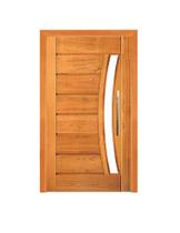 Porta Pivotante Pavuna com Visor - Madeira Maciça - Angelim Porta Pivotante Pavuna com Visor - Madeira Maciça - Angelim