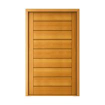Porta Pivotante Regencia Maciça Angelim Pedra 217x127cm Batente 14cm Marrom Esquadrias Bassani