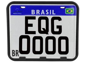 Porta Placa Moto Modelo Novo Mercosul - Renascenca