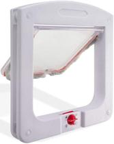 Porta Portinha De Passagem Pet Door Gato Cachorro 4 Funções