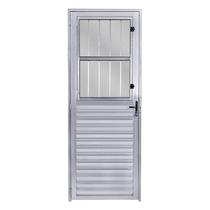 Porta Postigo Vidro Mini Boreal 210x80cm Ecosul Esquadrisul Abertura Esquerda