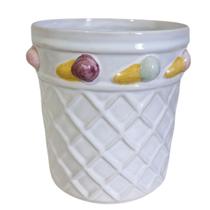 Porta Pote Sorvete Redondo Cerâmica Sobremesa 2 Litros Porta Pote Sorvete Redondo Cerâmica Sobremesa 2 Litros