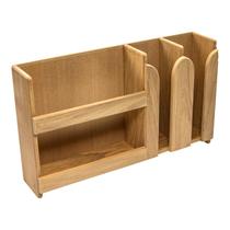 Porta-pratos e copos Whitecap 62406 de teca para 4 pratos e xícaras