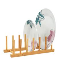 Porta Pratos Nature 12x11x30Cm Bambu Porta Pratos Nature 12x11x30Cm Bambu