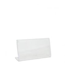 Porta Preço Display Acrílico 4x2cm p/ Buffet e Vitrine 10 Peças Porta Preço Display Acrílico 4x2cm p/ Buffet e Vitrine 10 Peças