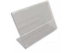Porta Preço Display Acrílico 8x4cm Buffet Etiqueta 50 Peças