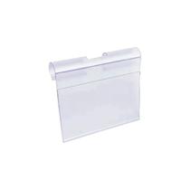 Porta Preço para Gancho 5cm - Transparente - KIT COM 100
