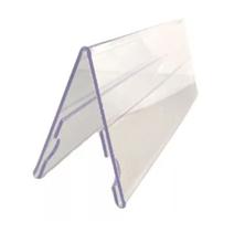 Porta Preço V 21x8cm Display Prisma Buffet Etiqueta 7 Peças Porta Preço V 21x8cm Display Prisma Buffet Etiqueta 7 Peças