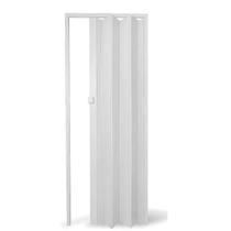 Porta pvc sanfonada de correr branco c/ trinco moderno Porta pvc sanfonada de correr branco c/ trinco moderno