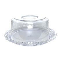 Porta Queijo Decorada Trança Com Tampa Para Mesa 16cm