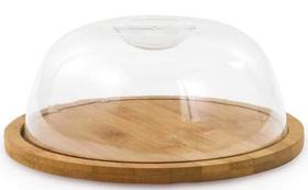 Porta Queijo em Bambu Tampa Acrilico 19x8 cm Ecokitchen Mimo Porta Queijo em Bambu Tampa Acrilico 19x8 cm Ecokitchen Mimo