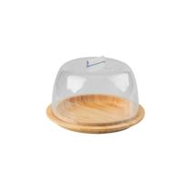 Porta Queijo Minas Bambu C/ Tampa Mesa Posta Geladeira - Ou Porta Queijo Minas Bambu C/ Tampa Mesa Posta Geladeira - Ou