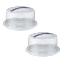 Porta Queijo Queijeira Acrilico Cristal Acrylic Line Kit 2 Unidades