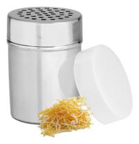 Porta Queijo Ralado de Aço Inox