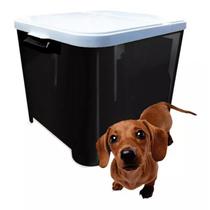 Porta Ração Container Até 15Kg Cachorro Dispenser Gato