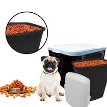 Porta Ração Container Até 15Kg Cachorro Pet Dispenser Cães