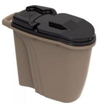 Porta Ração Dispenser 25L 11KG Gold Edition - Plast Pet