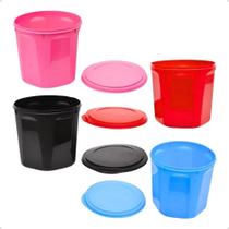 Porta Ração ou Petiscos Pet Dispenser Com Tampa Vedada Cães ou Gatos - Pote 2,5KG a 4KG - BrinqPets