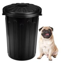 Porta Ração Pet Até 15 Kg Container 40l C/ Tampa Rosqueável