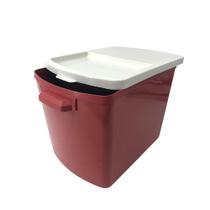 Porta Ração Portátil Pote Para Até 15Kg - RBPet Porta Ração Portátil Pote Para Até 15Kg - RBPet
