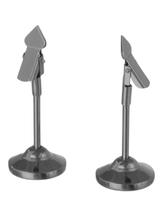 Porta Recado Bilhete Clip Em Aço Inox Para Mesa 10cm