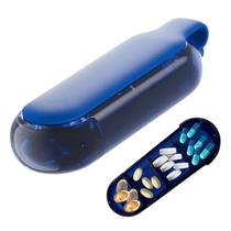 Porta Remedio Comprimido Capsula Compartimento Estojo Divisoria Mala Bolsa Viagem Portatil Seguro Resistente