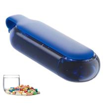Porta Remedio Pilula Comprimido Capsula Compartimento Divisoria Estojo Resistente Portatil Seguro Mala Bolsa Viagem